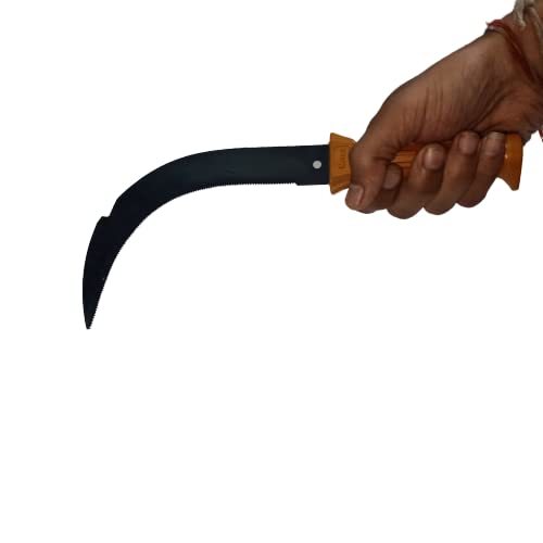 Meena Enterprises Meena Enterprises Pruning Saw Fiber Handle Traditional Handsaw Light Weight for Grass CuttingLawn CuttingTree Cutting Gardening and Agriculture Purpose Hand powered  - Image 2