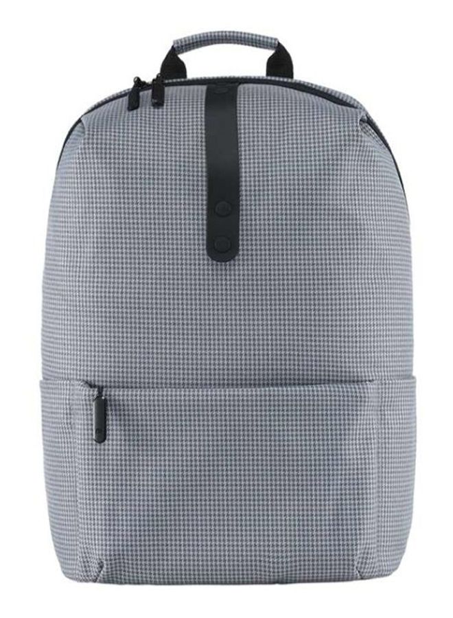 Xiaomi Trendy Plaid Laptop Backpack Grey/Black - Image 2