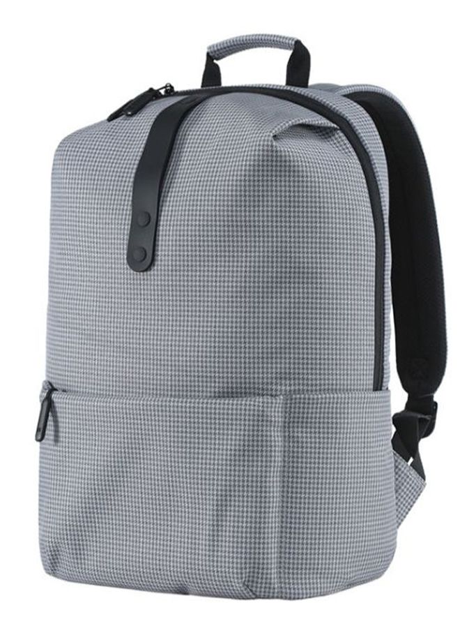 Xiaomi Trendy Plaid Laptop Backpack Grey/Black - Image 1