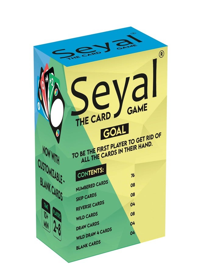 Seyal UO Wars Card Game for Family Night, Travel Game & Gift in a Collectible Storage Tin for 2-10 Players Card Game