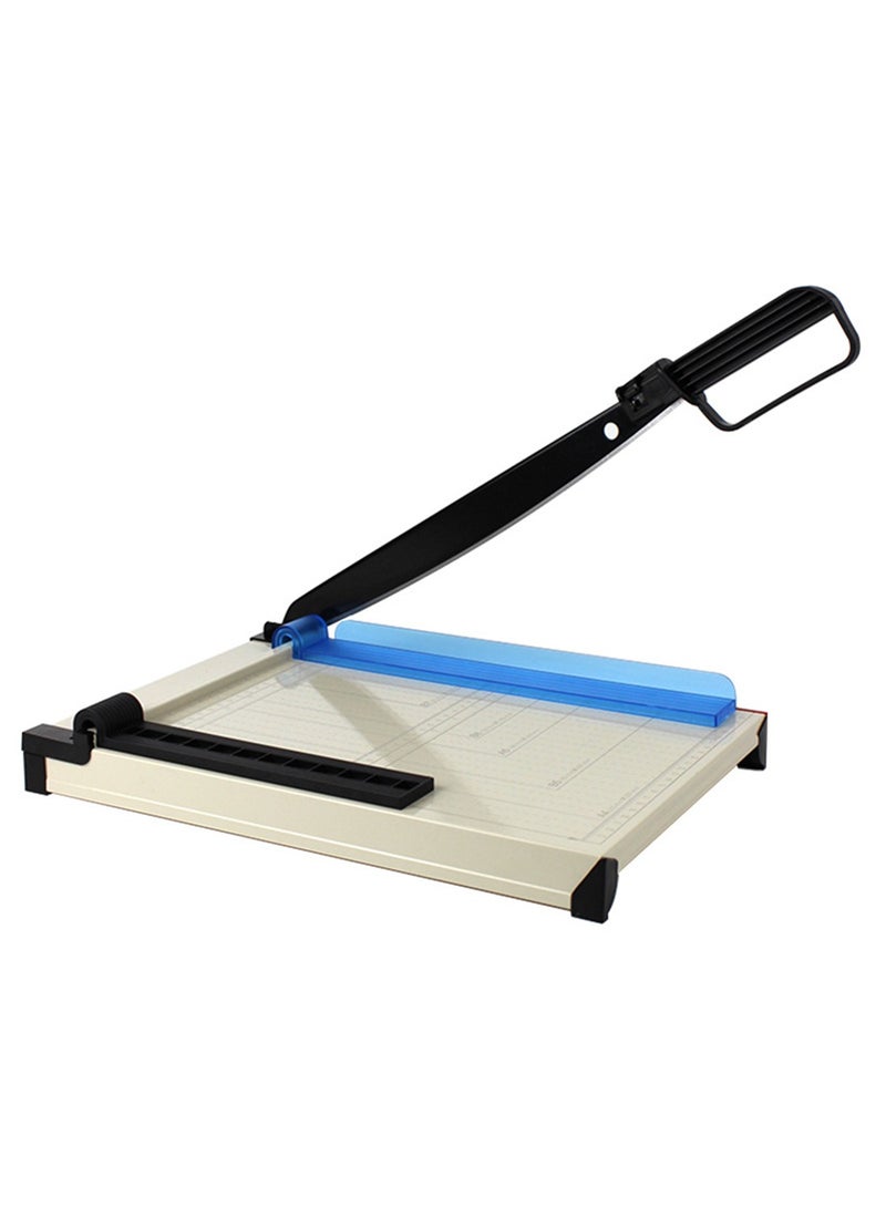 كيدل قاطع ورق المقصلة: سكين قطع ورق، قاطع ورق، قطع دقيق مع واقي أمان، سعة 15 ورقة، دليل مغناطيسي، قاعدة معدنية شديدة التحمل، مثالية للورق المقوى والكرتون والحرف اليدوية والصور - Image 1