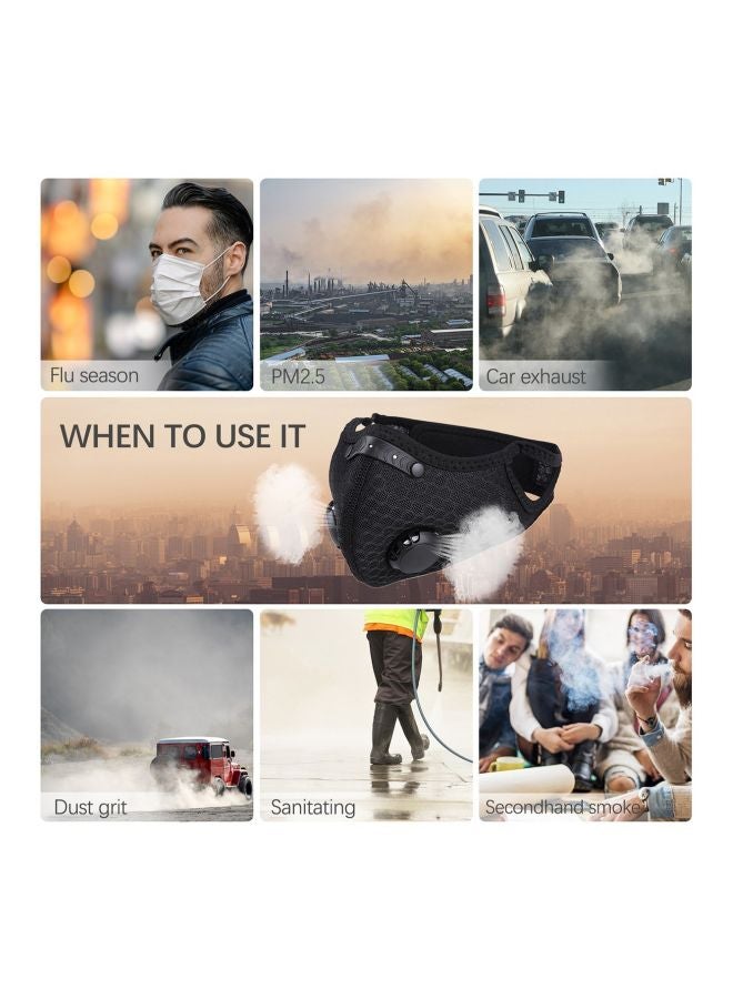 TOMSHOO Activated Carbon Filter Pad Mask - Image 4