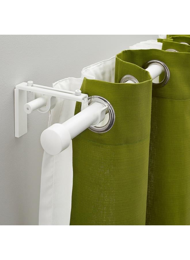 Zaboon Double curtain rod combination, white, 120-210 cm - Image 4