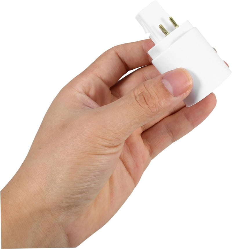Luxshiny 4pcs to Bulb Socket Adapter - Light Converter for Versatile Use Easy to Install Pin Lamp Socket Adapter - Image 4