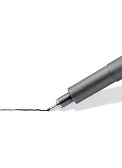 STAEDTLER Staedtler  308 Wp4 Pigment Liner Pens With Assorted Line Width - Black  Set Of 4  - Image 4