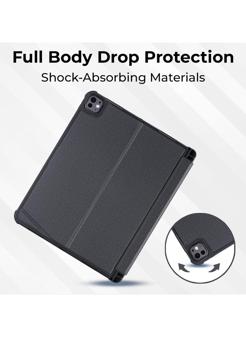 Keyboard Case for iPad Pro 13" (2024) with Screen Protector – Detachable Wireless Keyboard, Slim Magnetic Cover, Apple Pencil Holder, Auto Sleep/Wake