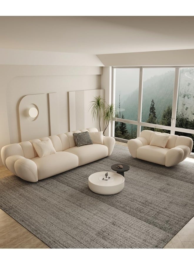 Comfynest طقم أريكة زهور مريح وأنيق لغرف المعيشة الحديثة (أريكة 3 مقاعد + كرسي و pouf) - Image 2