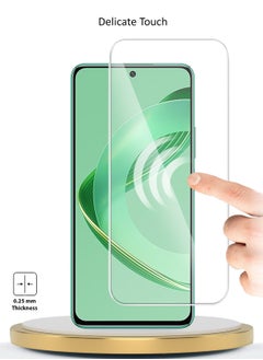 دبليو تيك واقي شاشة من الزجاج المقوى Huawei Nova 12 SE 4G 2024 Premium Series 9H 2.5D (MSG9CN) - شفاف  - Image 4