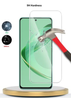دبليو تيك واقي شاشة من الزجاج المقوى Huawei Nova 12 SE 4G 2024 Premium Series 9H 2.5D (MSG9CN) - شفاف  - Image 3