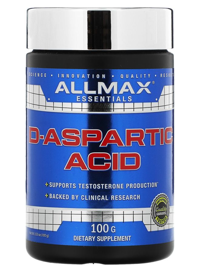 Allmax D-Aspartic Acid 3.53 oz (100 g)