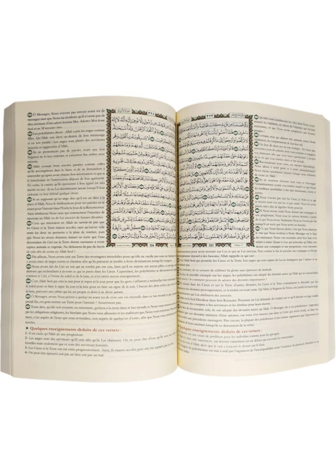 Abridged Commentary on the Quran, translated into French, size 17*24 cm, flexible cover - Image 2