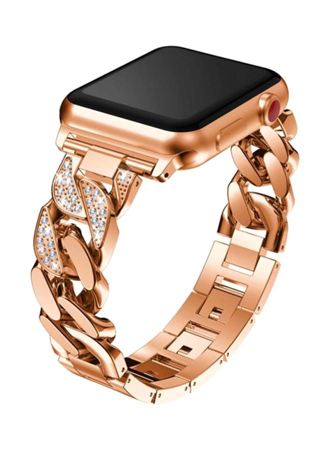 NIBEMINENT Replacement Band For Apple Watch Series 1/2/3/4 40mm Rose Gold  - Image 3