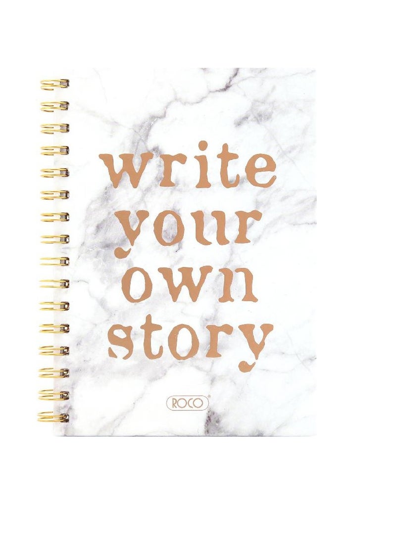 روكو دفتر ملاحظات "اكتب قصتك الخاصة" ماربل A580 ورقة - Image 1