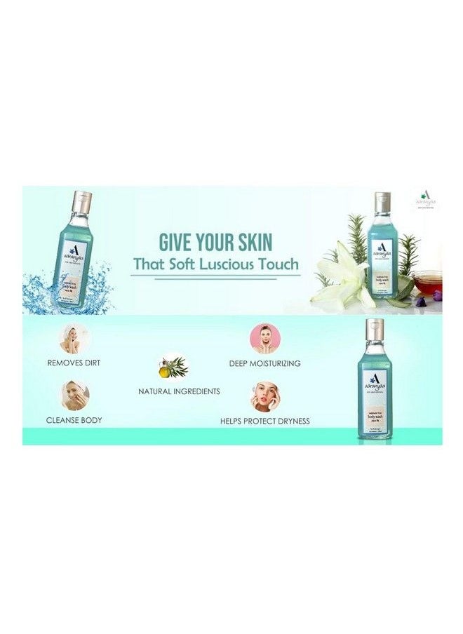 Aaranyaa Sulphate Free Body Wash Aqua Lily (250Ml) Gentle Shower Gel With Amino Fruit Extract From Aleo Vera Neem & Noni For Nourishment Mouisturization And Skin Conditioning  - Image 4