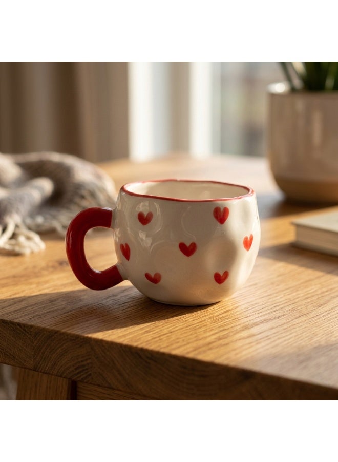 Elegant Porcelain Mug - Wavy Hand-Painted Style (1 Piece, Random Pattern) 🎨🌸 - Image 4