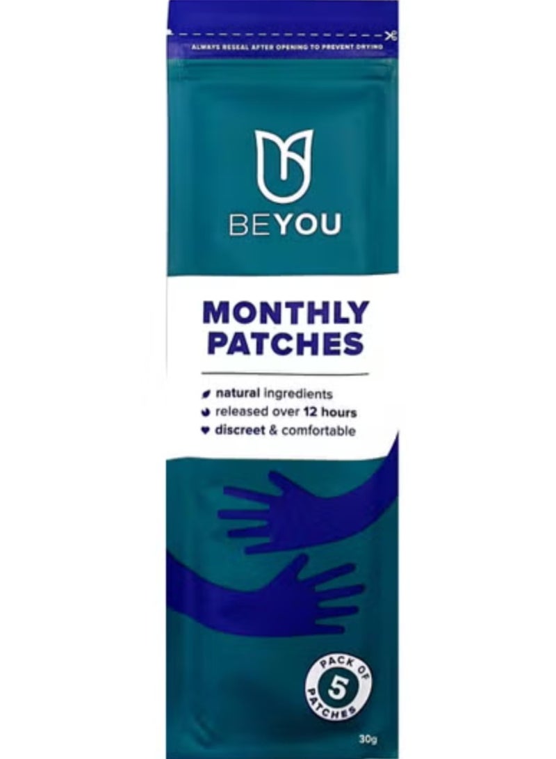 BEYOU BEYOU Monthly Period Patch Adhesive Tapes To Relieve Menstrual Pain And All Cramping, Fibroids, IBS And Inflammatory Bowel Disease - Contains Eucalyptus Oil And Menthol  - Image 2