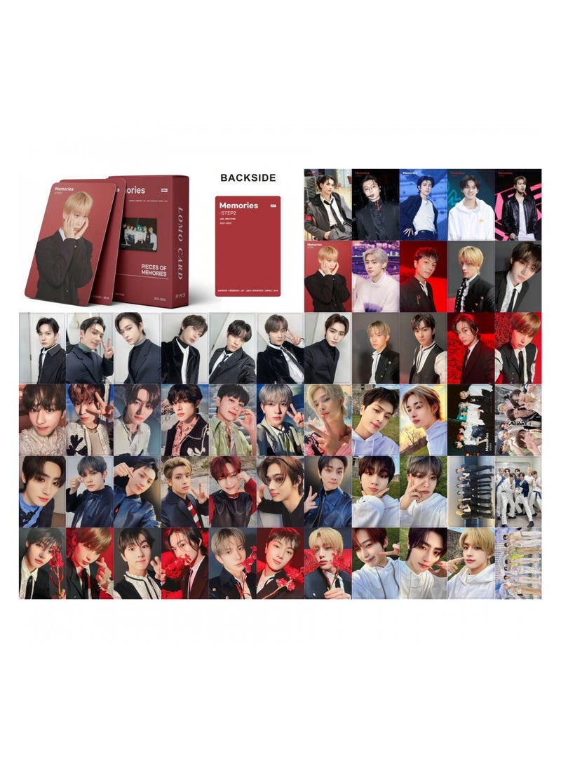 NIBEMINENT 55 Pcs Kpop ENHYPEN Memories : STEP2 Lomo Cards Card For Fans Collection Gifts - Image 1
