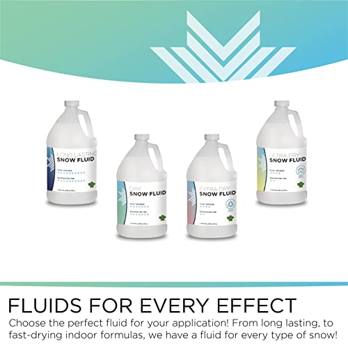 froggys fog Froggy's Flakes Snow Machine Fluid Concentrate, 8 fl. oz, Dry Formula Snow Fluid with 50-75 Feet Float/Drop, Makes 4 Gallons of Snow Fluid - Image 5