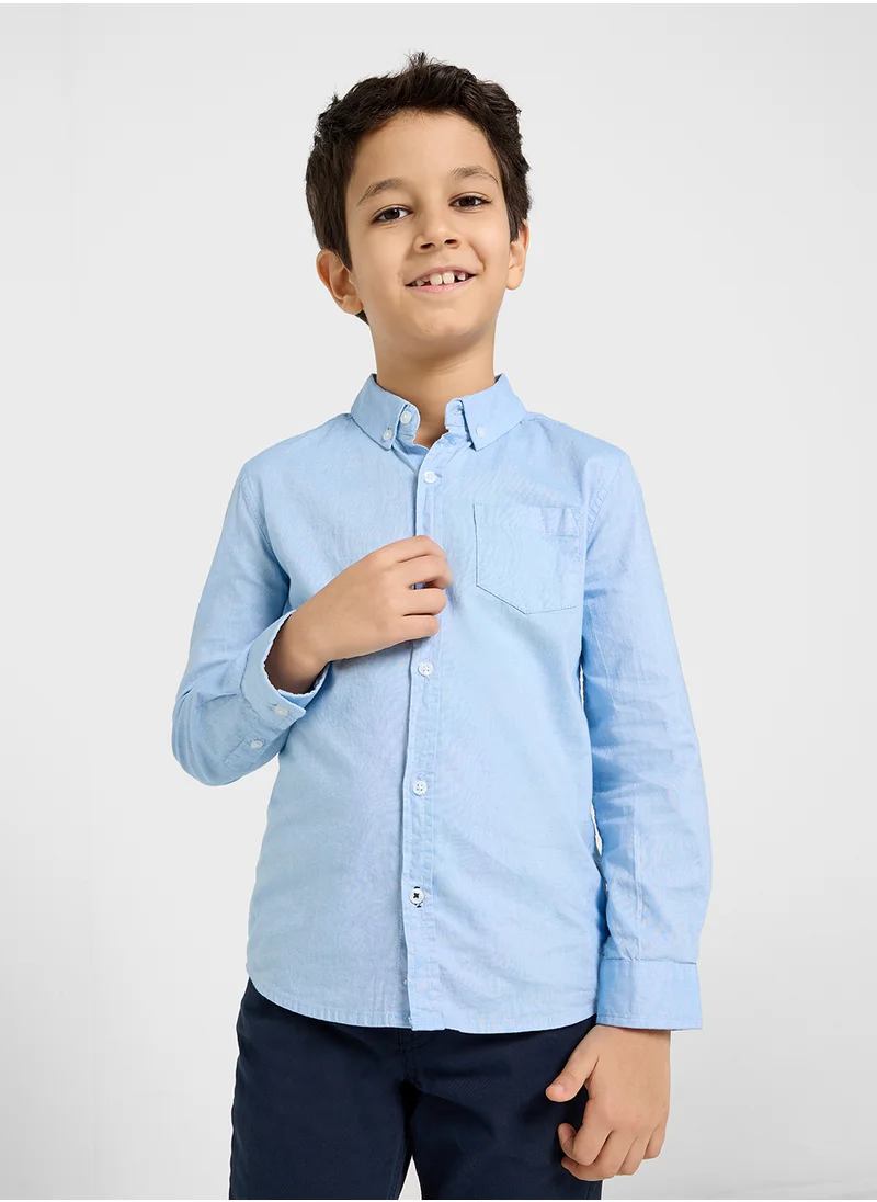 ريبلز مع نمشي BOYS FULL SLEEVE SHIRT