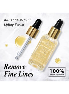 Breylee Retinol Lifting Serum，Anti-Wrinkle 17ml, Fine lines Firming，Hydrating Serum Moisturizing Serum Face Serum Hydrating with Retinol，Alcohol Free Facial Serum for Skin Care  - Image 3
