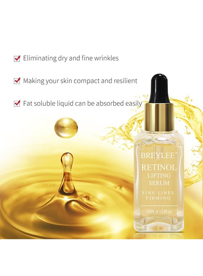 Breylee Retinol Lifting Serum，Anti-Wrinkle 17ml, Fine lines Firming，Hydrating Serum Moisturizing Serum Face Serum Hydrating with Retinol，Alcohol Free Facial Serum for Skin Care - Image 4