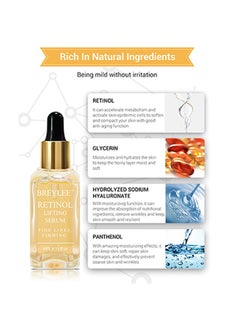 Breylee Retinol Lifting Serum，Anti-Wrinkle 17ml, Fine lines Firming，Hydrating Serum Moisturizing Serum Face Serum Hydrating with Retinol，Alcohol Free Facial Serum for Skin Care  - Image 2