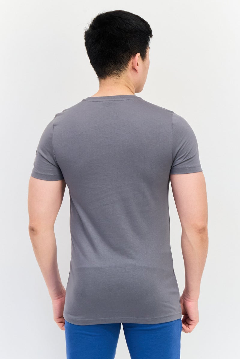 PUMA Men Sportswear Fit Graphic Print Outdoor T-Shirt, Grey - Image 4