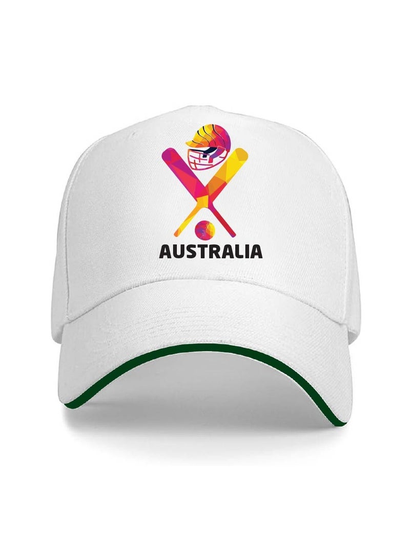 Australia Cricket Sports Fans Combo Pack - Pack of 3 - Drawstring Bag, Hand Flag and Cap - Australia Cricket Enthusiasts Combo Pack - Ideal for Cricket Matches and Events - Image 4
