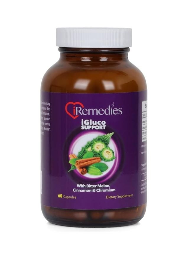 iRemedies iGluco Support 60 Capsules