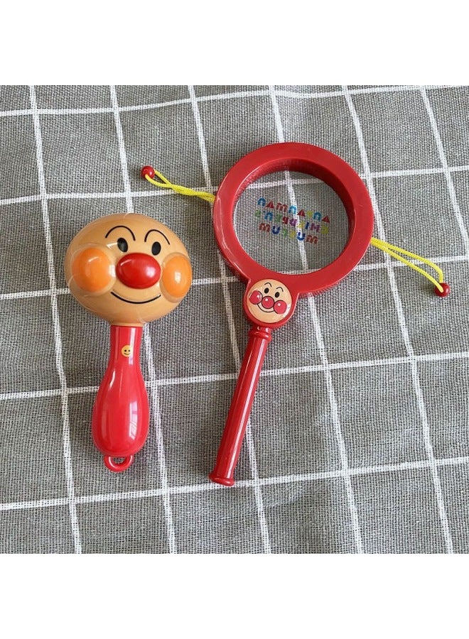 Bread Superman Newborn Baby Hand Rattle Sand Hammer Rattle-Month Grasping Toy For Toddlers-Colour:❤1 Sand Hammer + Manhattan Ball❤ - Image 4