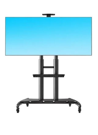 TV Cart Rolling TV Stand with Lockable Wheels for 55 to 80 Inch Plasma LCD LED Flat or Curved Screen TVs up to 100lbs - Height Adjustable (55-80 inch) Black - pzsku/Z27C9CF4E3AAE6E057622Z/45/_/1716980069/e6f0e24d-e7ad-4c43-9946-db62e0aa62fe