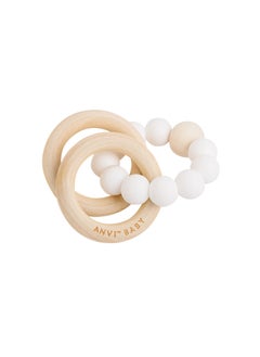 Wood and Silicone Teether - White Pearl - pzsku/Z27C9D12DB8CDEB739ADFZ/45/_/1701252720/ed1d41a5-5370-464a-b73a-037714af3e32