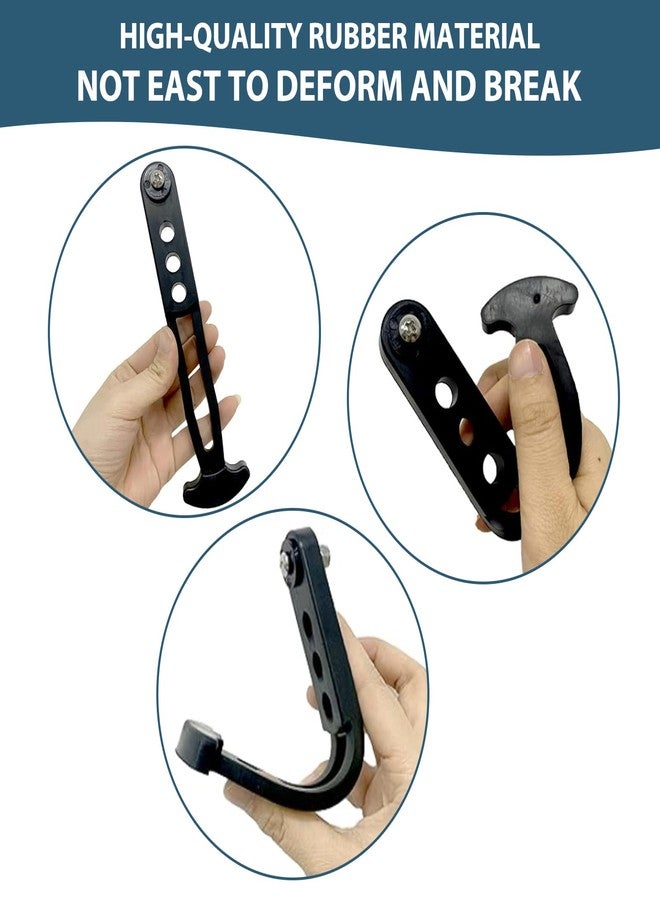 asdmm Telescoping Ladder Strap for Boat Yacht, Rubber Strap Secure Retaining Latch Band Belt with Adjustable Mounting Holes for Marine Sport Jet Swim Boarding(L) - Image 3