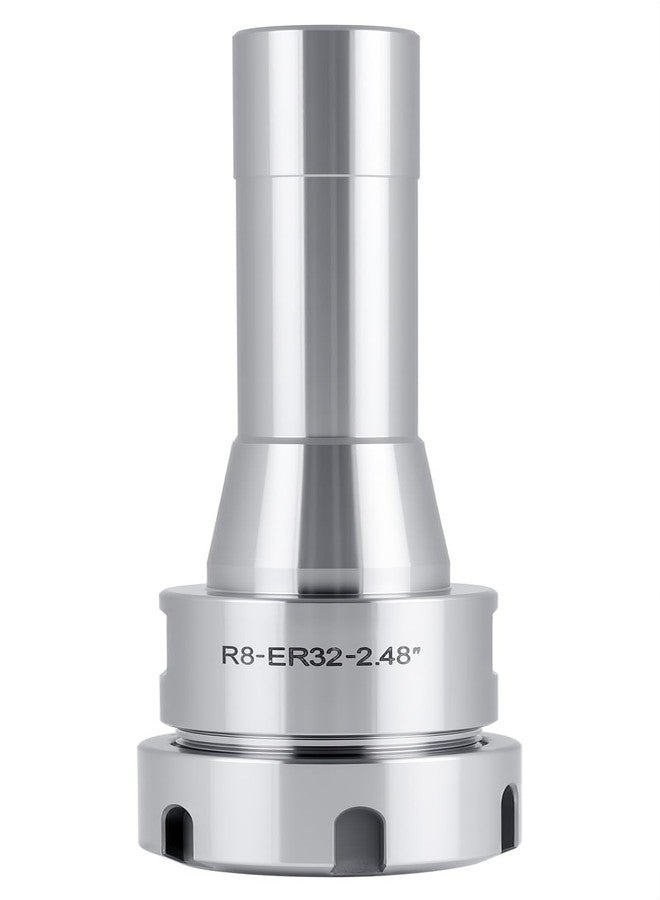 Accusize Industrial Tools R8 Shank Er32 Collet Chuck، أقصى سرعة دوران في الدقيقة: 8000 دورة في الدقيقة، طرف قضيب السحب 7/16''-20، أقصى TIR 0.0002'' OD إلى ID 0223-0232 - Image 2