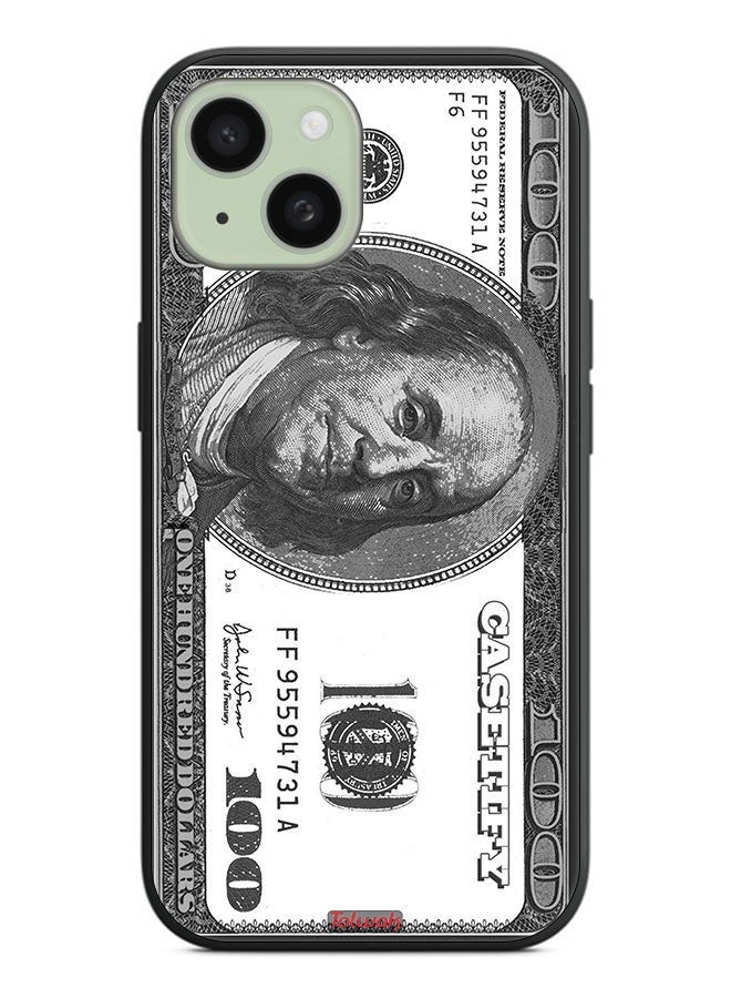 Tolwak Apple iPhone 15 Protective Case Cover Dollar Pattern - Image 2