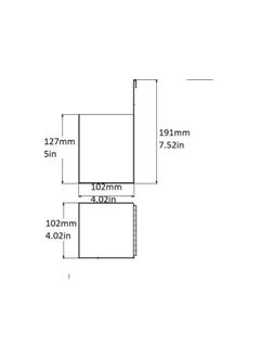 Rattleware Rattleware Extended Basic Holder- Premium & Elegant Stainless Steel - Dishwasher Safe - Ideal for Home, Cafe, Restaurant, Hotel, Office, or Commercial Establishment (4″ x 4″ x 7.5″)  - Image 2