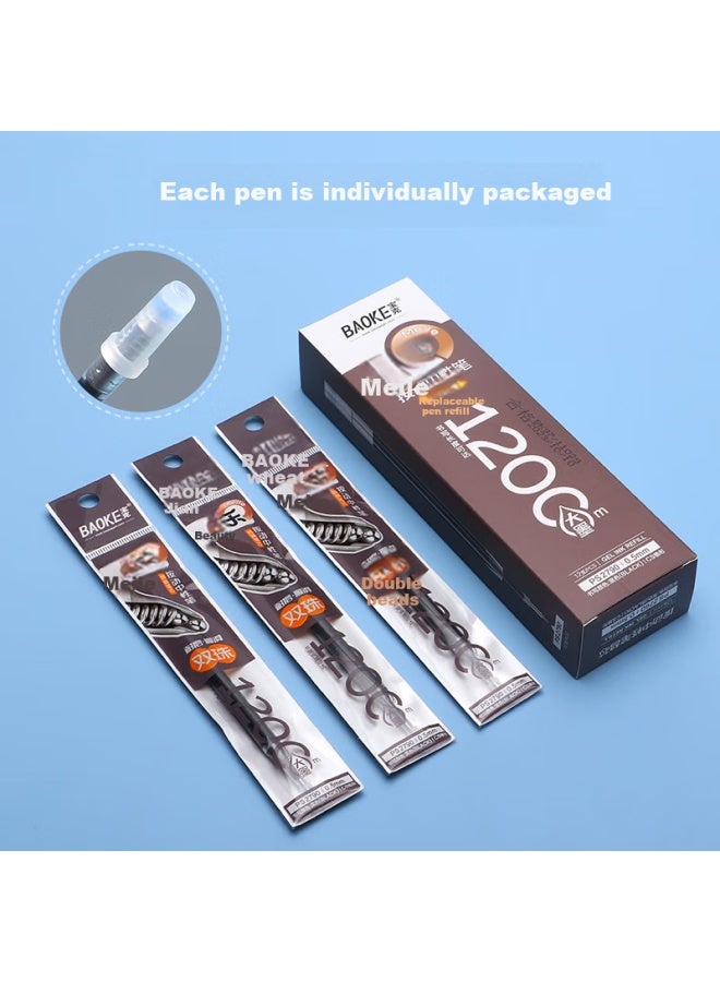 BAOKE Ps2790 Push-button Neutral Pen Refill 0.5mm Black Ink Pen Signature Pen Replacement Core Cs Conical Pen Tip 12pcs/box - Image 4