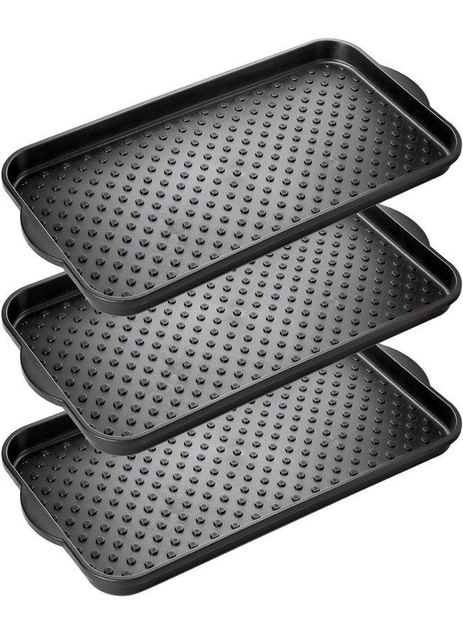 Kingrol 3 Pack Boot Trays, Waterproof Shoe Mats for Entryway Indoor, Multi-Purpose Trays for Boots, Shoes, Garden, 29 x 14.3 Inch - Image 1