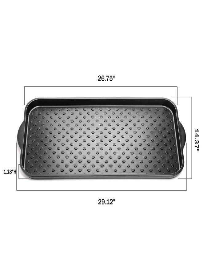 Kingrol 3 Pack Boot Trays, Waterproof Shoe Mats for Entryway Indoor, Multi-Purpose Trays for Boots, Shoes, Garden, 29 x 14.3 Inch - Image 2
