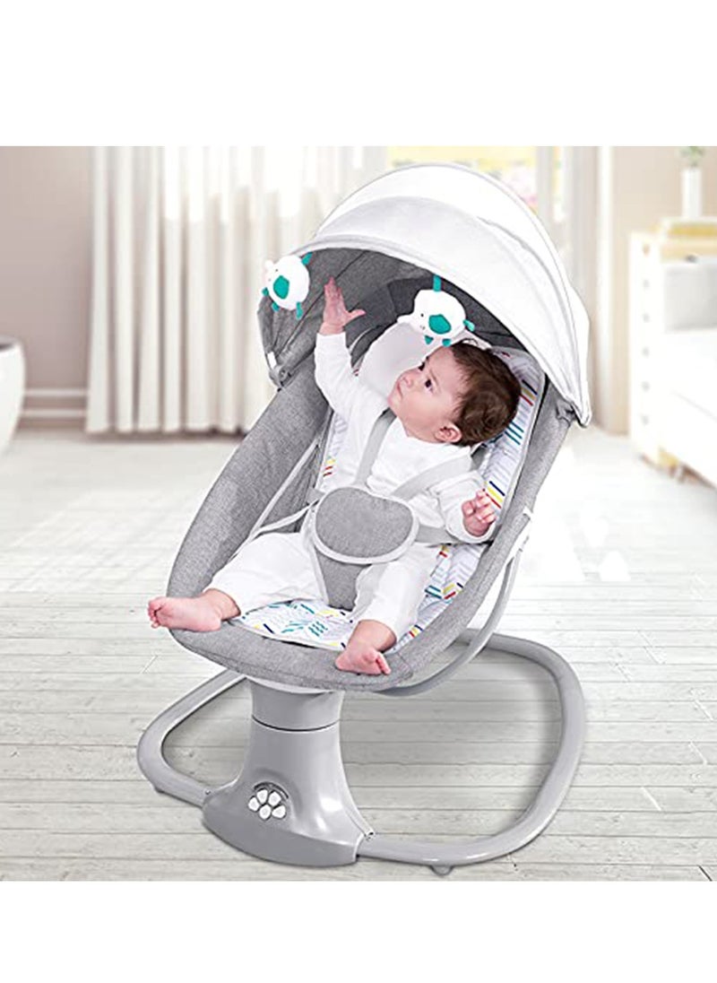 Arabest - Baby swing for infants rocking chair with remote control 3-in-1 adjustable backrest baby bouncer electric adjustable rocking chair - Image 1