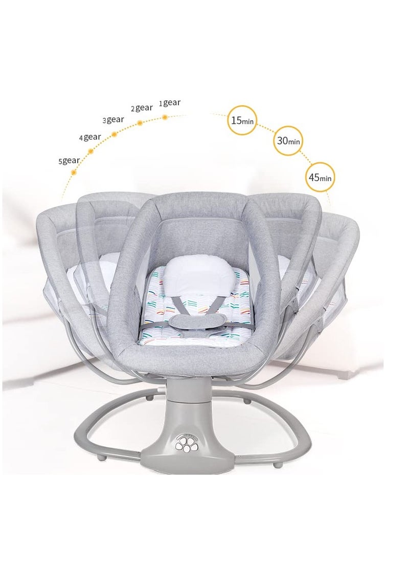 Arabest - Baby swing for infants rocking chair with remote control 3-in-1 adjustable backrest baby bouncer electric adjustable rocking chair - Image 1