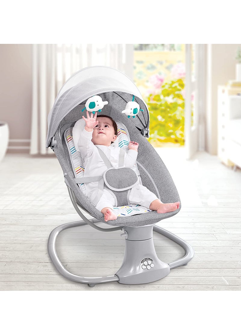 Arabest - Baby swing for infants rocking chair with remote control 3-in-1 adjustable backrest baby bouncer electric adjustable rocking chair - Image 1