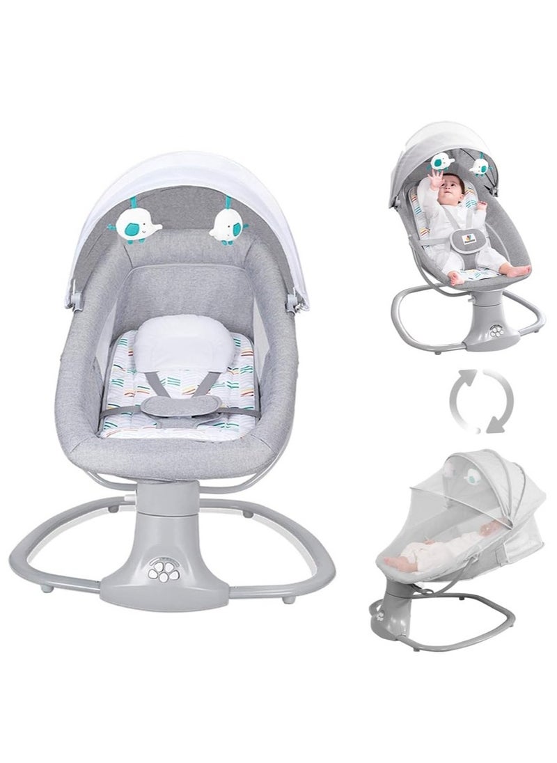 Arabest - Baby swing for infants rocking chair with remote control 3-in-1 adjustable backrest baby bouncer electric adjustable rocking chair - Image 1