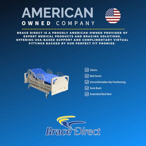Brace Direct Alternating Air Pressure Mattress Pad for Hospital Bed - Medical Air Mattress for Stage 1 Pressure Sore and Bed Sore Prevention with Quiet Electric Pump by Brace Direct - Image 2