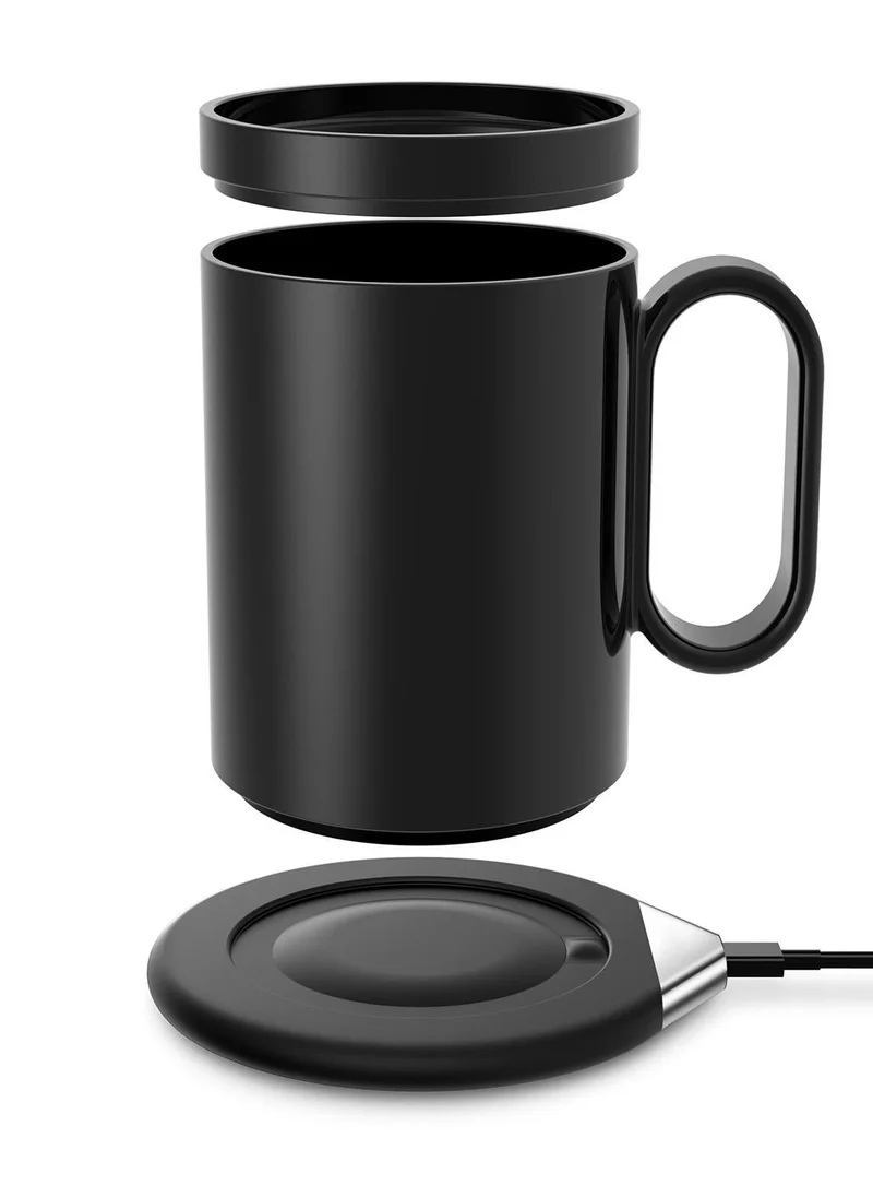 Hans Larsen CRIVITS - Smart Mug Warmer with Wireless Charger - Black