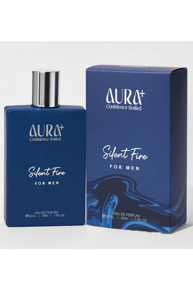 AURA PLUS Silent Fire Perfume for Men 50ml | Oriental Woody Fragrance | Long-Lasting Eau de Parfum | Ideal for Formal Events & Exotic Adventures AURA PLUS Silent Fire Perfume for Men 50ml | Oriental Woody Fragrance | Long-Lasting Eau de Parfum | Ideal for Formal Events & Exotic Adventures - Image 2