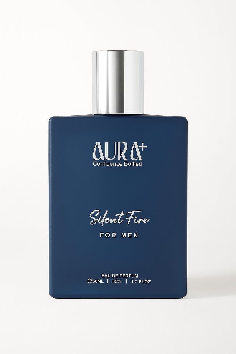 AURA PLUS Silent Fire Perfume for Men 50ml | Oriental Woody Fragrance | Long-Lasting Eau de Parfum | Ideal for Formal Events & Exotic Adventures AURA PLUS Silent Fire Perfume for Men 50ml | Oriental Woody Fragrance | Long-Lasting Eau de Parfum | Ideal for Formal Events & Exotic Adventures - Image 1