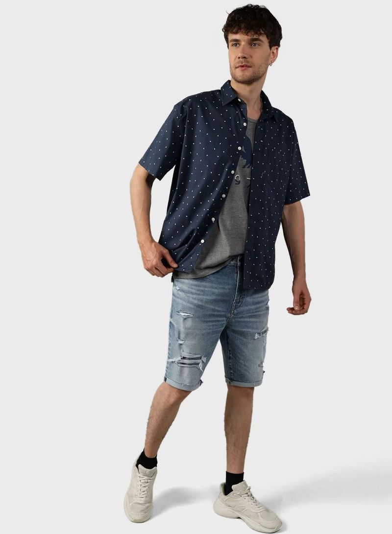 امريكان ايجل Printed Regular Fit Shirt