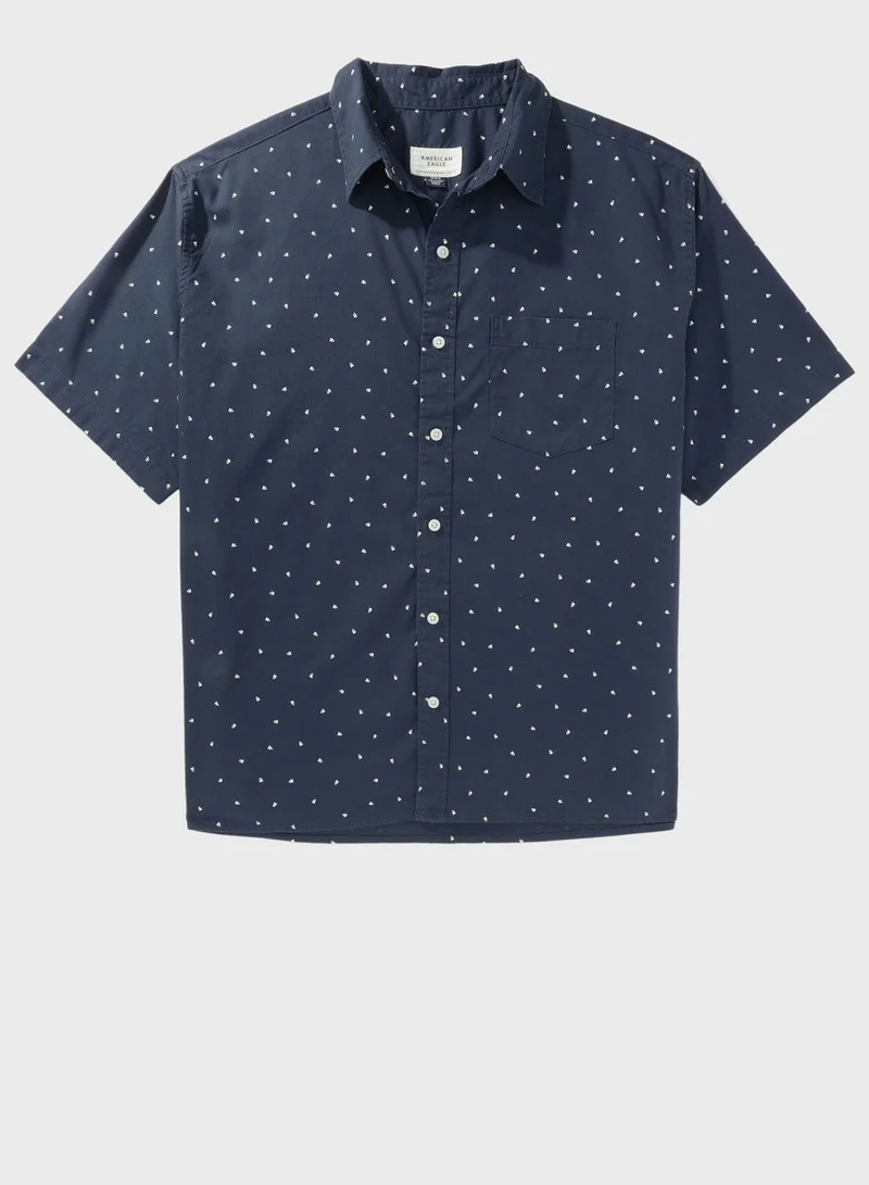 امريكان ايجل Printed Regular Fit Shirt