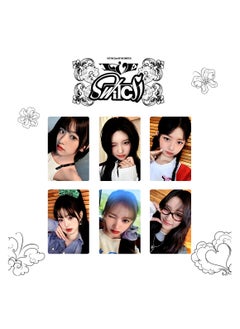 NIBEMINENT 6 Pcs Kpop IVE - IVE SWITCH Lomo Cards Card For Fans Collection Gifts 